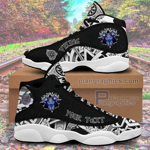 jd13 sneaker custom the valkyrie at the starry sky through which flies flock of birds sneakers j13 a3 zIAkS