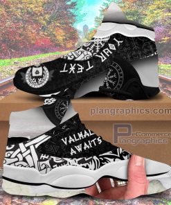 jd13 sneaker custom valhalla awaits high top sneakers shoes a31 RoPiT