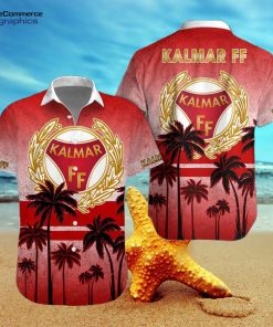 kalmar ff palm tree red logo hawaiian shirt wk7qwd