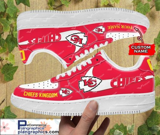 kansas city chiefs nfl custom name and number air force 1 shoes rbpl116 33 ih3OC