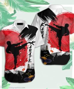 karate aloha hawaiian shirts YT7BQ