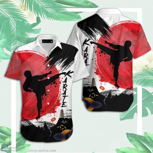 karate aloha hawaiian shirts YT7BQ