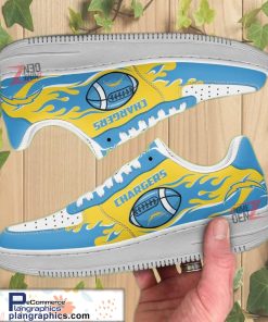 los angeles chargers air sneakers nfl custom air force 1 shoes 30 4ncZV
