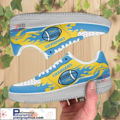 los angeles chargers air sneakers nfl custom air force 1 shoes 30 4ncZV