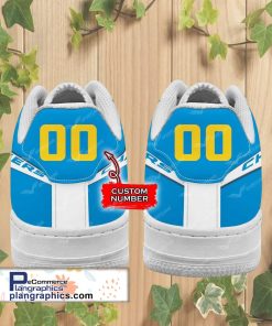 los angeles chargers nfl custom name and number air force 1 shoes rbpl118 142 DTq5M