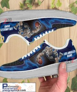 los angeles rams air sneakers mascot thunder style custom nfl air force 1 shoes 29 7Er7G
