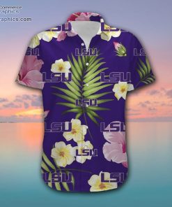 lsu tigers summer floral shirt vVbES