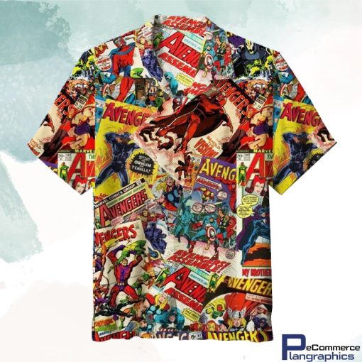 marvel comics avengers hawaiian shirt oicikw