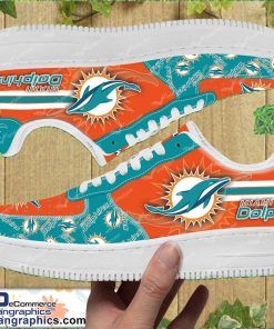 miami dolphins nfl custom name and number air force 1 shoes 26 48R3d
