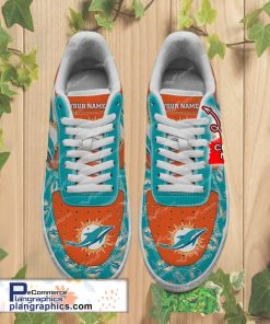 miami dolphins nfl custom name and number air force 1 shoes 89 27MK9
