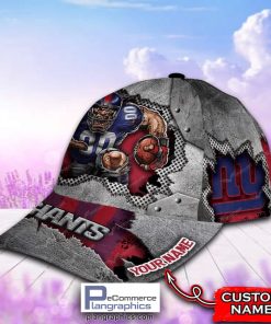 new york giants mascot nfl cap personalized 2 bLhut