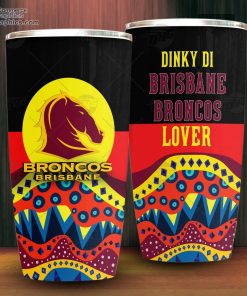 nrl dinky di brisbane broncos lover aboriginal flag x indigenous tumbler 3 lJFVp