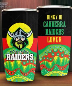 nrl dinky di canberra raiders lover aboriginal flag x indigenous tumbler 3 9E2Kf
