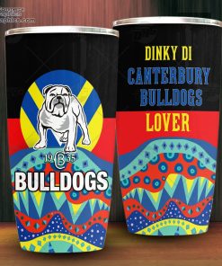 nrl dinky di canterbury bulldogs lover aboriginal flag x indigenous tumbler 3 zrJrh