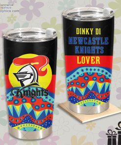 nrl dinky di newcastle knights lover aboriginal flag x indigenous tumbler 1 rOpCn