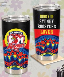 nrl dinky di sydney roosters lover aboriginal flag x indigenous tumbler 1 HV0bE