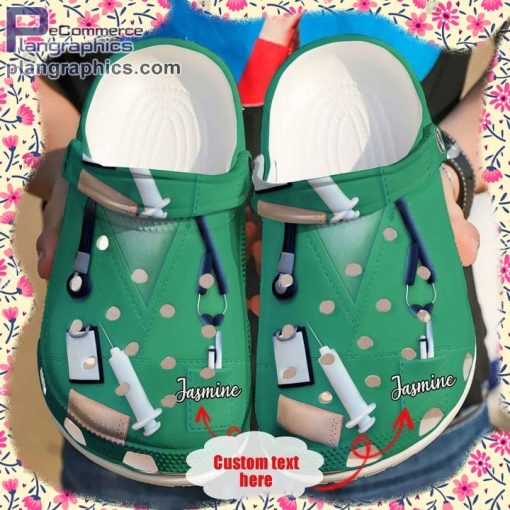 nurse crocs nurse personalized pride clog shoes 1 H2pKA