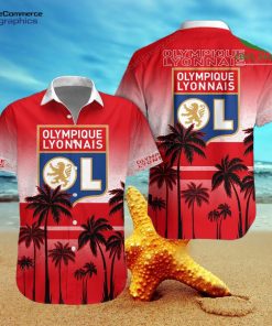 olympique lyonnais champion leagues hawaiian shirt cfsum0