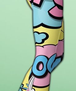 pastel pop art yoga leggings 5 rOjQF