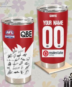 personalised afl sydney swans grand final team signatures guernsey tumbler 1 mmqHH