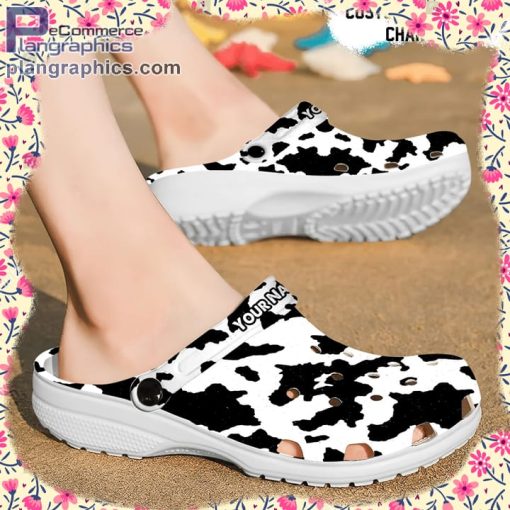 personalized cow pattern new clog shoes 2 q6f3S