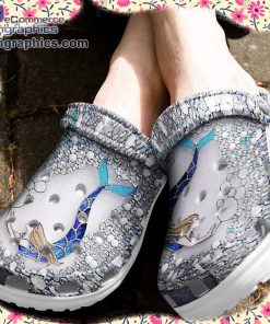 personalized diamond mermaid clog shoes 2 M2V9F