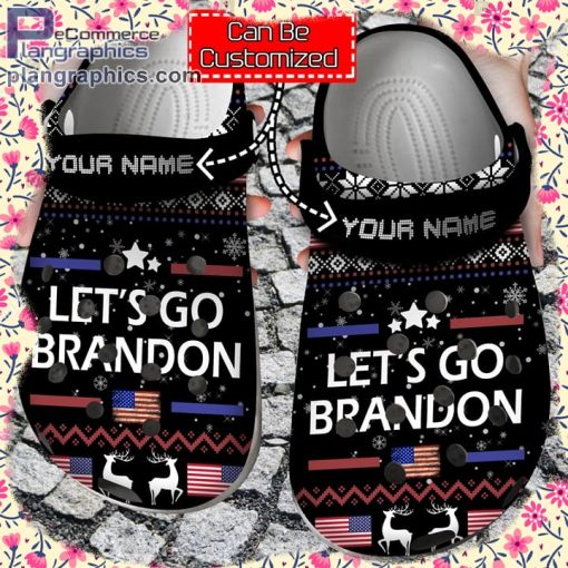 personalized lets go brandon clog shoes 1 B3mNc