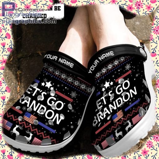 personalized lets go brandon clog shoes 2 Ogt2e