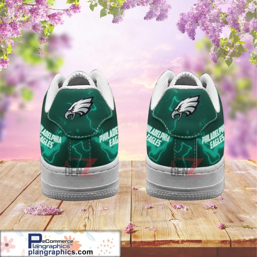 philadelphia eagles air sneakers mascot thunder style custom nfl air force 1 shoes 140 WH2fQ
