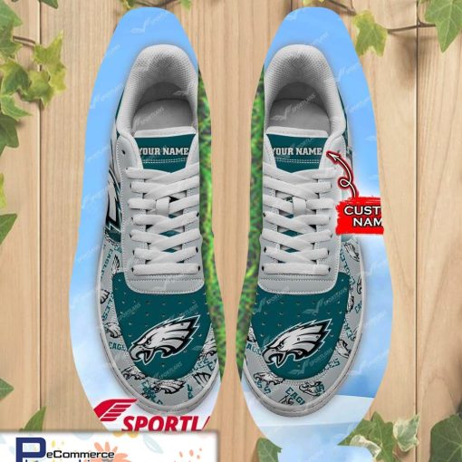 philadelphia eagles nfl custom name and number air force 1 shoes 77 eMbWQ