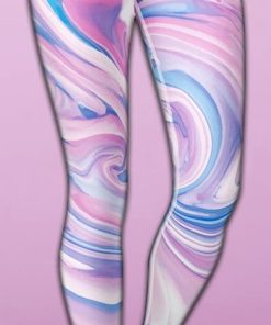 pink 26 blue marble yoga leggings 1 QweWH