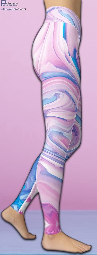 pink 26 blue marble yoga leggings 5 W4GJG