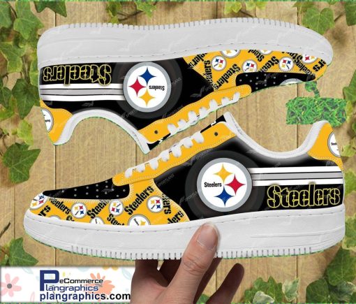 pittsburgh steelers nfl custom name and number air force 1 shoes 12 uXTeq