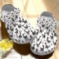 roosters on the white crocs clogs shoes 4 C1QVB
