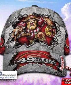 san francisco 49ers mascot nfl cap personalized 1 bE5Nb