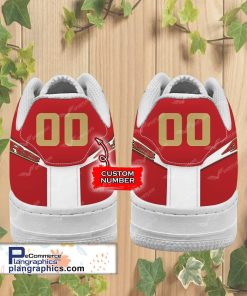 san francisco 49ers nfl custom name and number air force 1 shoes rbpl128 132 hsw07