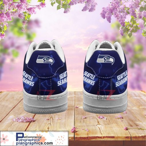 seattle seahawks air sneakers mascot thunder style custom nfl air force 1 shoes 134 TvhLz