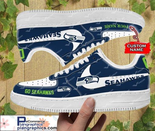 seattle seahawks nfl custom name and number air force 1 shoes rbpl129 7 Zo6Cy