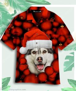 siberian husky christmas aloha hawaiian shirts OzSEU