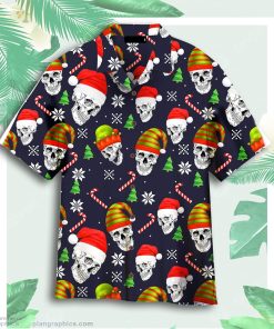 skull face christmas aloha hawaiian shirts TbFBf
