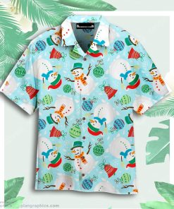snowman caroling aloha hawaiian shirts s4B3G