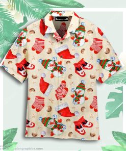 snowman christmas is coming pattern aloha hawaiian shirts pI5Db