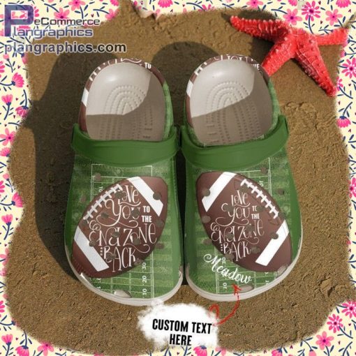 sport crocs football love you to the end zone clog shoes 1 EOaJR