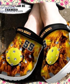 sport crocs personalized fire tennis crack ball overlays clog shoes 2 VdtOe