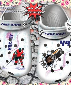 sport crocs personalized hockey ice player clog shoes 1 TdDQc