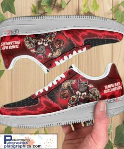 tampa bay buccaneers air sneakers mascot thunder style custom nfl air force 1 shoes 6 uIsCr