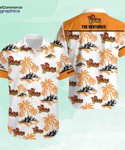 the ventures band palm tree hawaiian shirt vczrzy