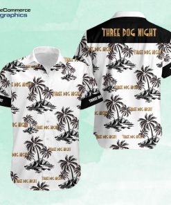 three dog night palm tree hawaiian shirt rv19hu