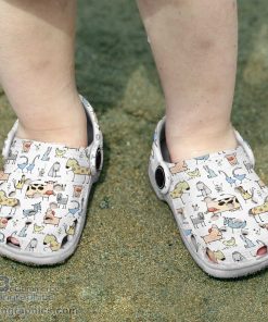 tiny cows and funny animals in the farm crocs clogs shoes 4 mYtBR