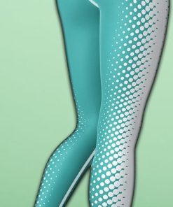 turquoise optical illusion yoga leggings 3 2fUDT